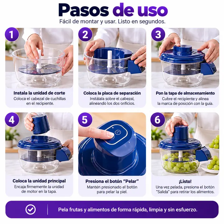 Guía de uso de PeelPro en 6 pasos