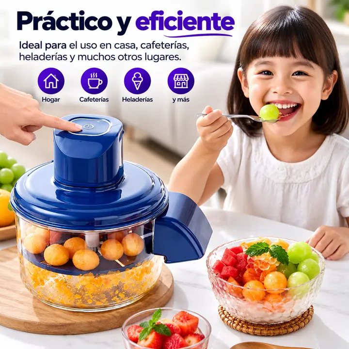 PeelPro en una cocina luminosa preparando fruta
